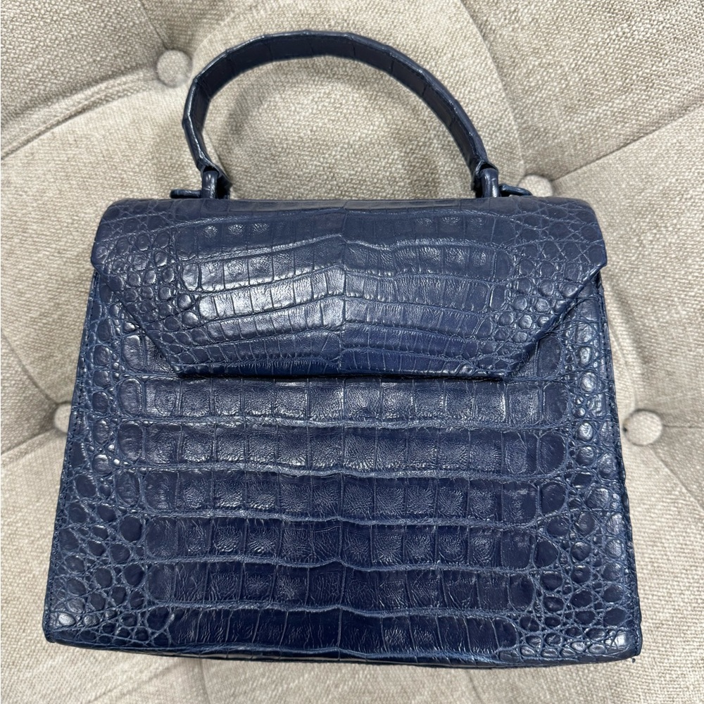 Pre owned Nancy Gonzalez Medium Lily Genuine Crocodile Crossbody Bag